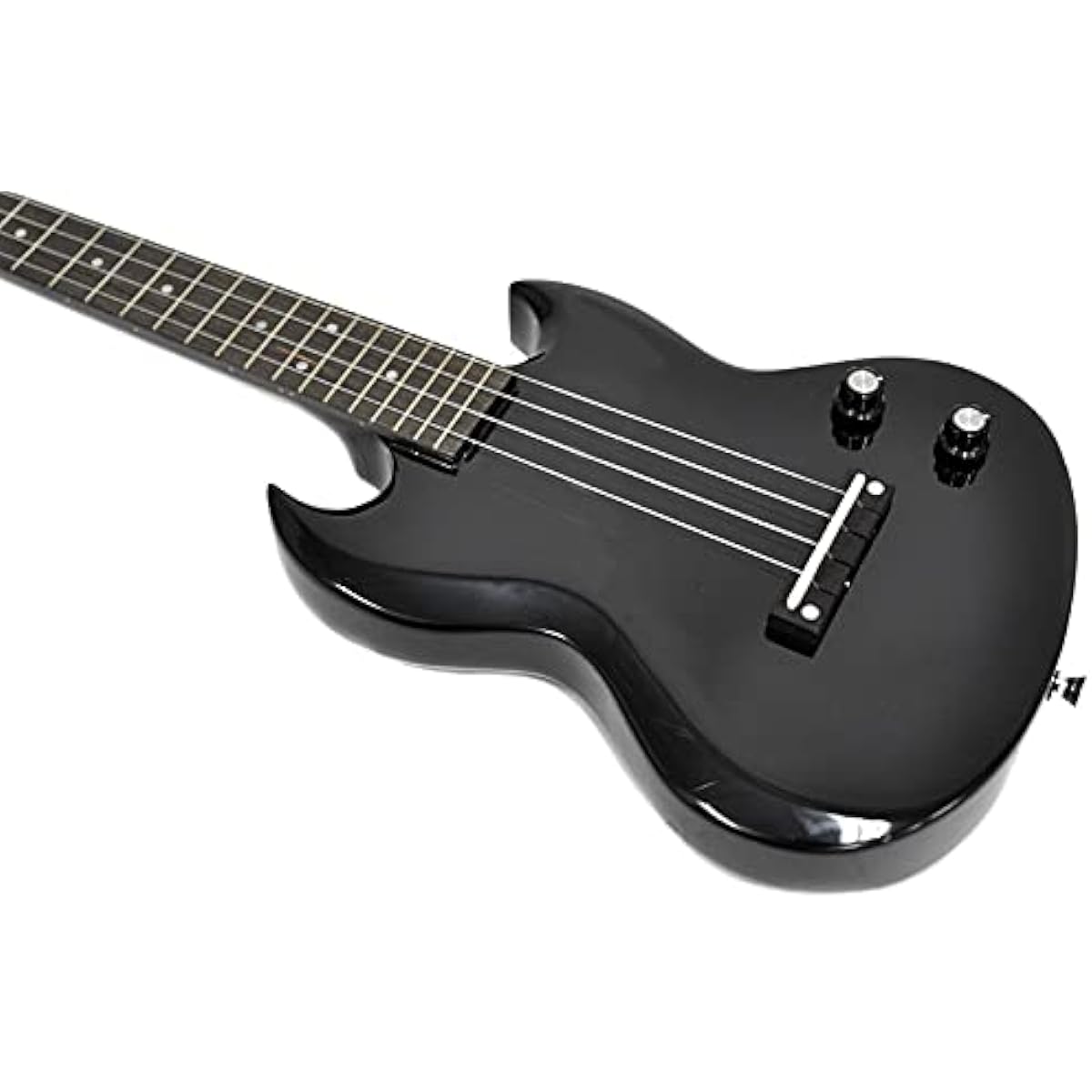 PLAYTECH Electric Ukulele Concert Type Black