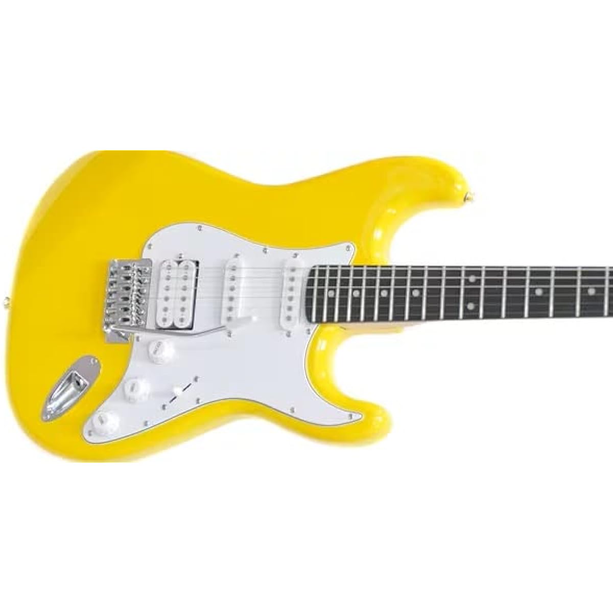 PLAYTECH Electric Guitar Stratocaster Type ST250 S-S-H Rose Yellow
