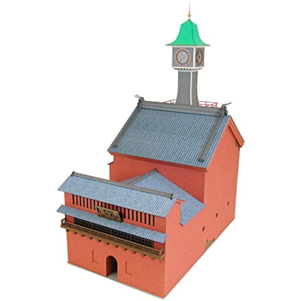 Sankei Miniatuart Kit Studio Ghibli Series Spirited Away Clock Tower 1/150 Scale Paper Craft MK07-27