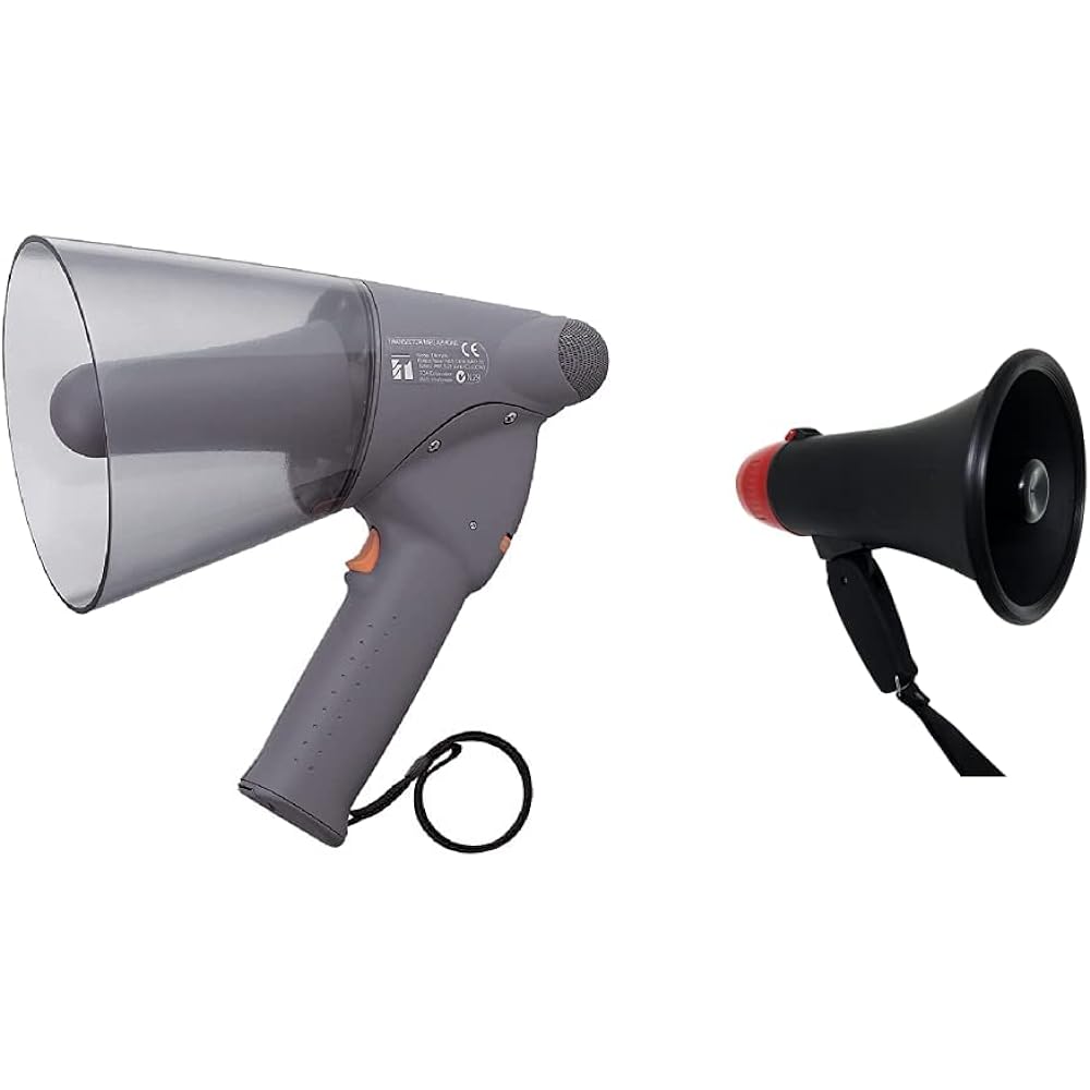 TOA Small drip-proof megaphone 6W with whistle sound ER-1106W