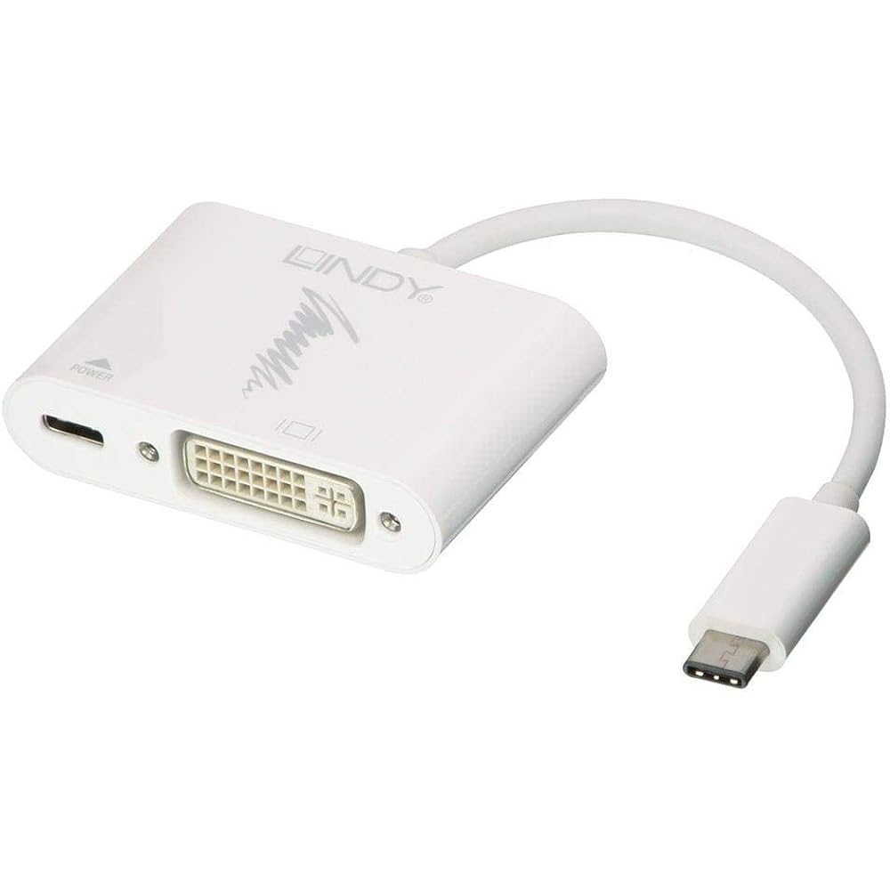 LINDY USB 3.1 TypeC to HDMI conversion adapter cable, Thunderbolt 3 compatible, 0.15m (Model number: 43192)