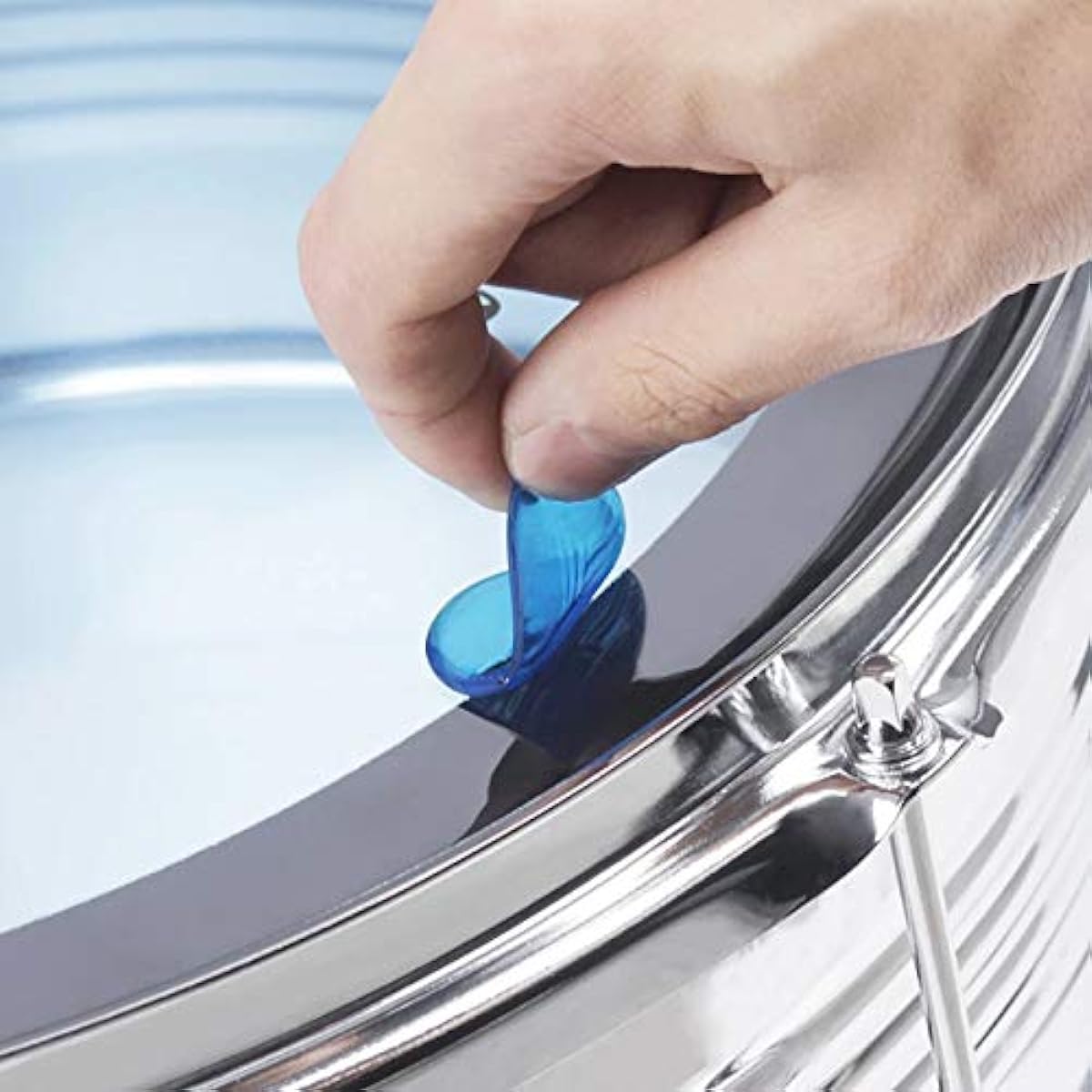 OriGlam Drum Damper 12pcs Drum Damper Soft Drum Silencer Drum Damper Gel Pad Drum Mute Tone Control (Blue)