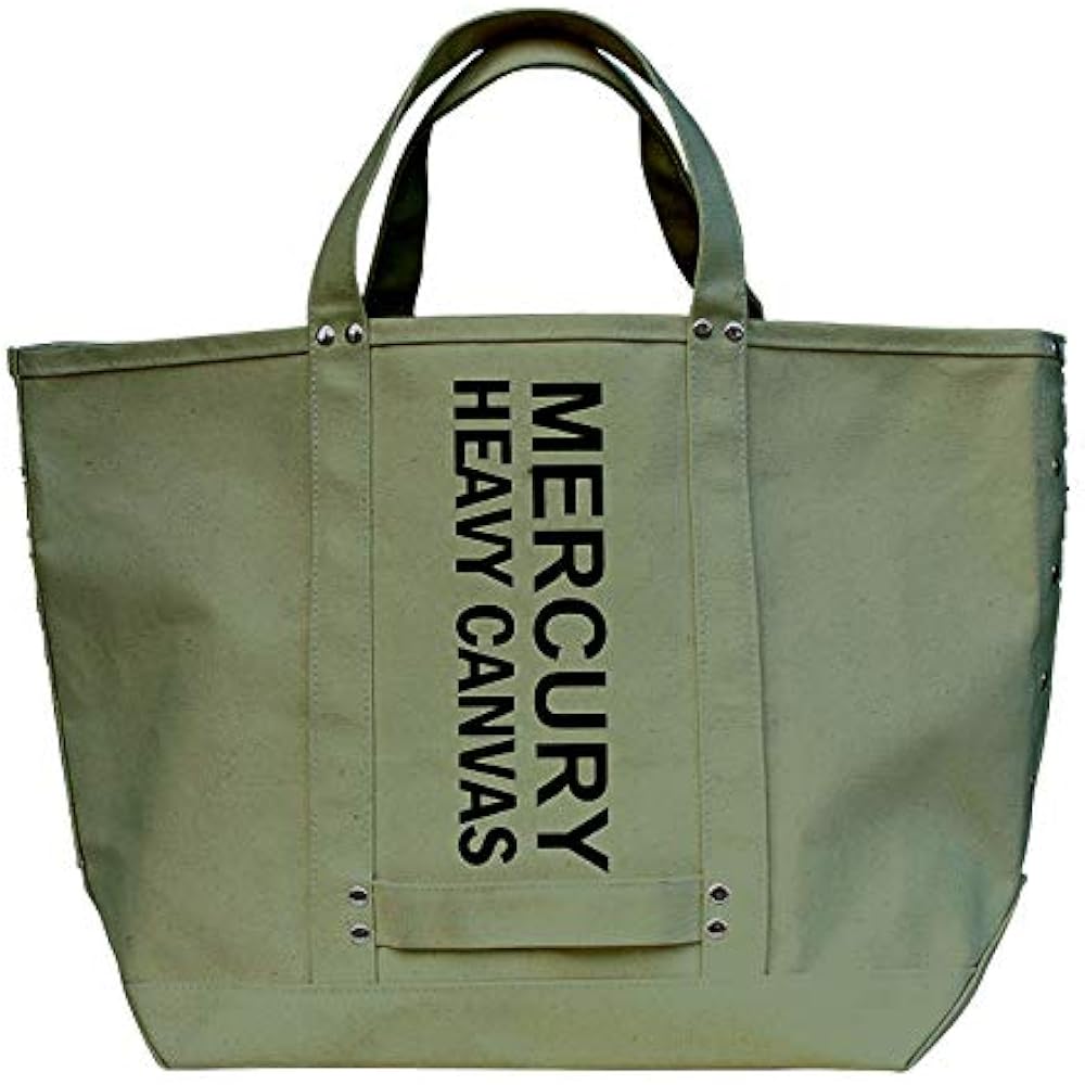 Keystone Mercury Hard Canvas Tote Bag L Khaki W60×D20×H35cm ME050614