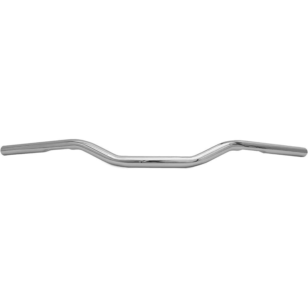 Chrome 30" 1" Width Drag Bar 25mm Handlebar Fit for Bobber Brat Cafe Chopper Custom Motorcycle Harley Sportster Dyna Softail