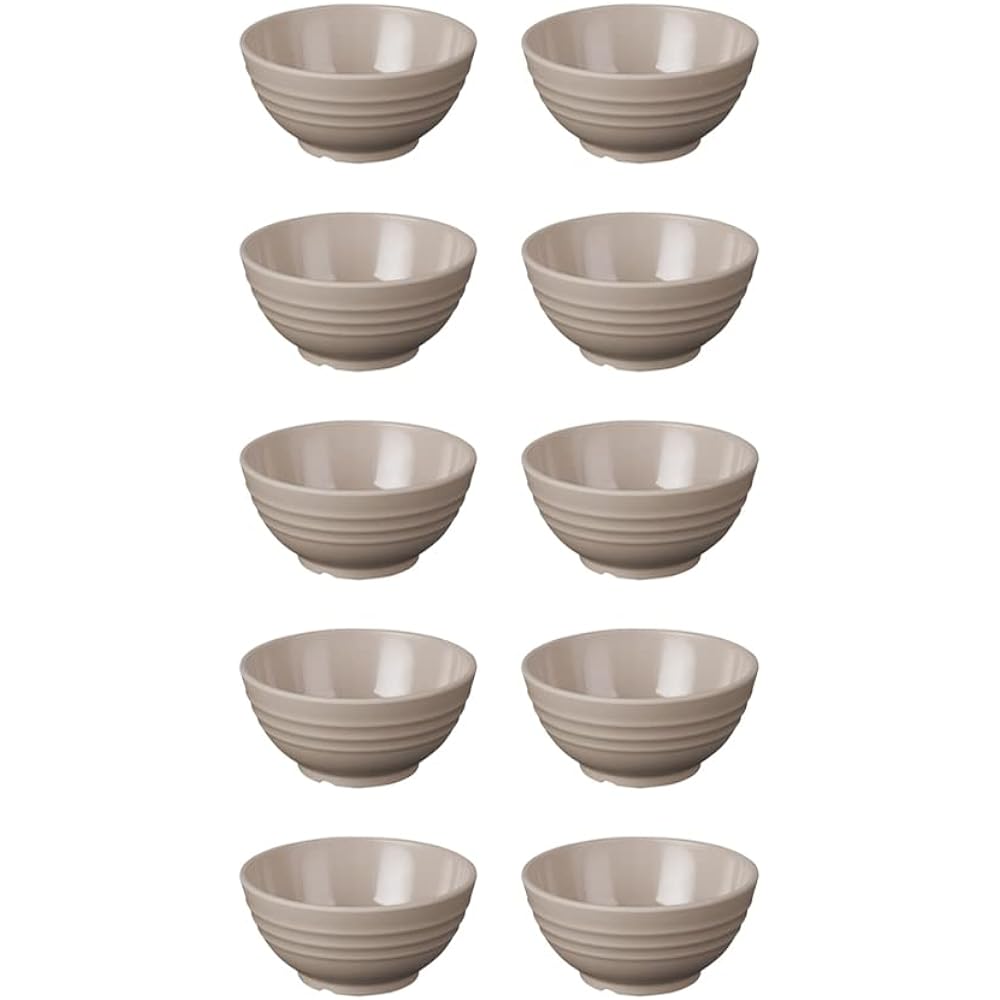 MARUKEI Ball / 12cm Multiball 400ml Gray Made in Japan Break-resistant Stackable "Diner" G129 GY Set of 10 [Commercial Set]