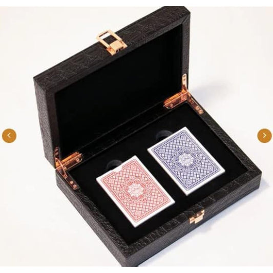 Triton Premium Poker Playing Cards Professional Playing Cards for Texas Hold'em Poker (Red + Blue)