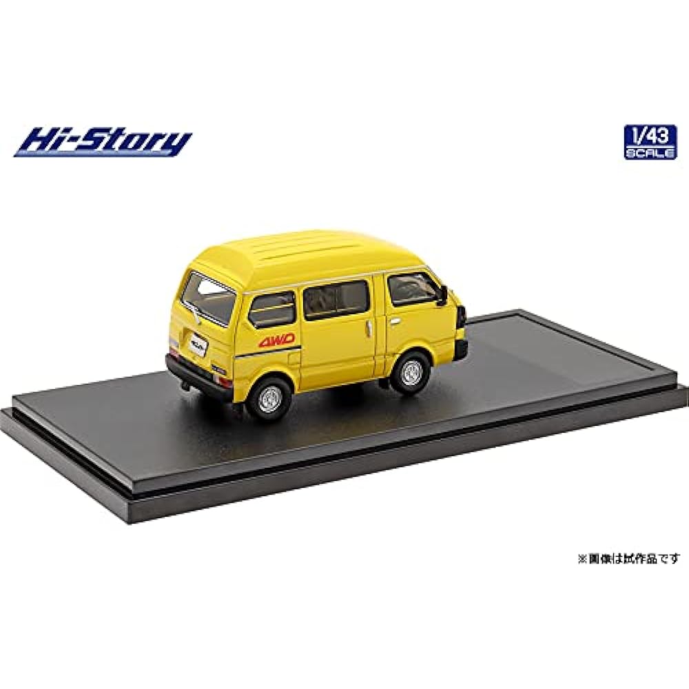 Hi Story 1/43 Subaru SAMBAR 4WD (1980) Signal Yellow Finished Product HS340YE