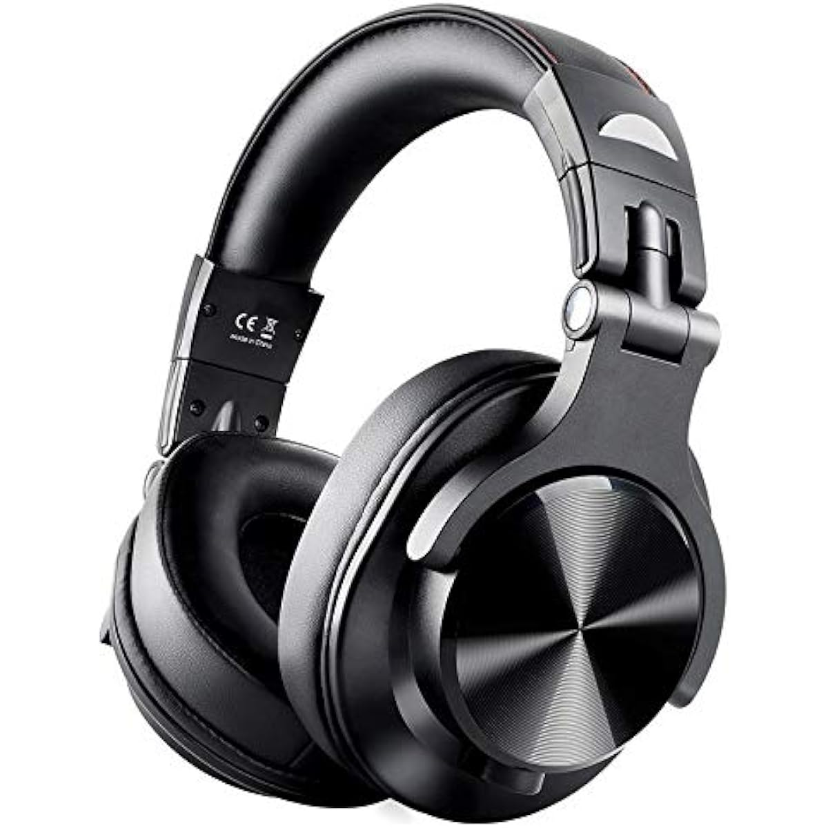 TGBZ Professional Wired Studio DJ Headphones + Wireless Bluetooth 4.0 Headset HIFI Stereo Monitor Headphones with Mic (Color : Black)
