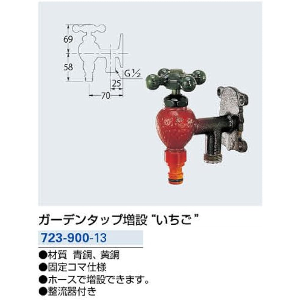 Kakudai Garden Tap Expansion “Strawberry” 723-900-13