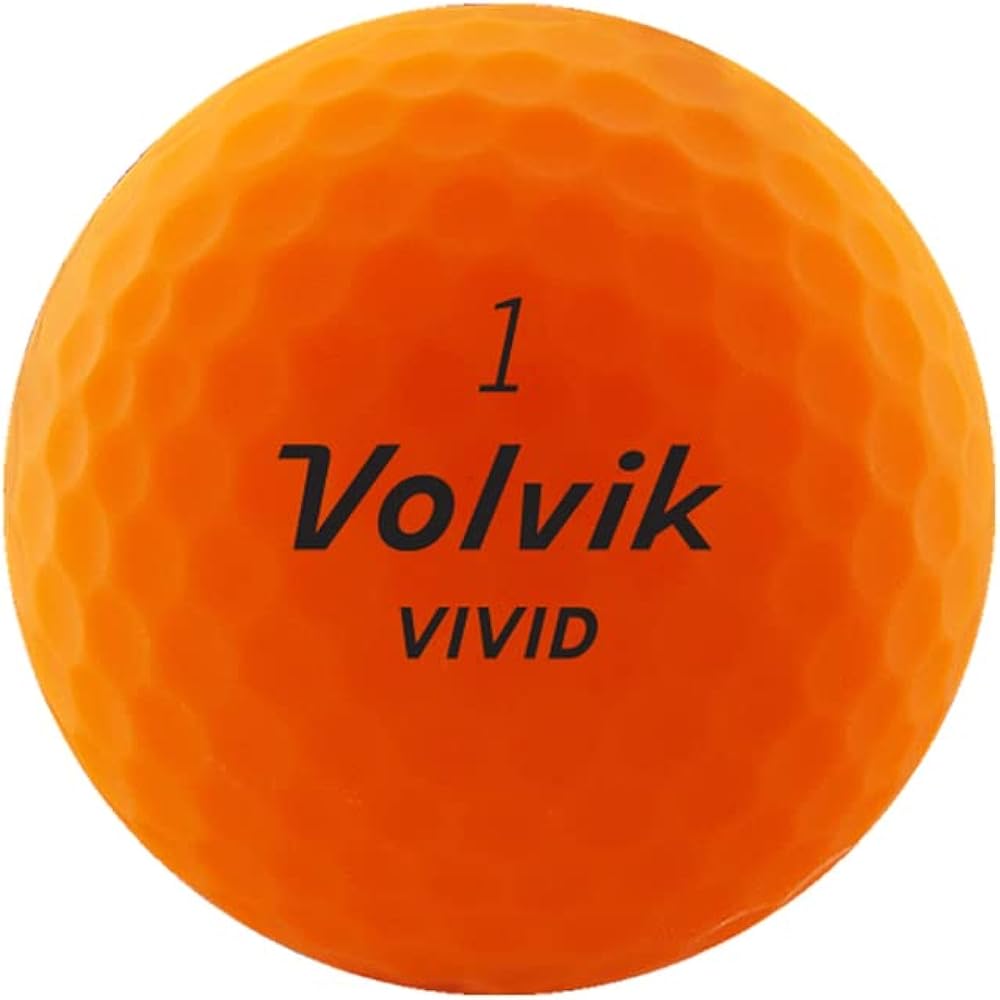 2022 Volvik Golf Ball VIVID 22 Orange