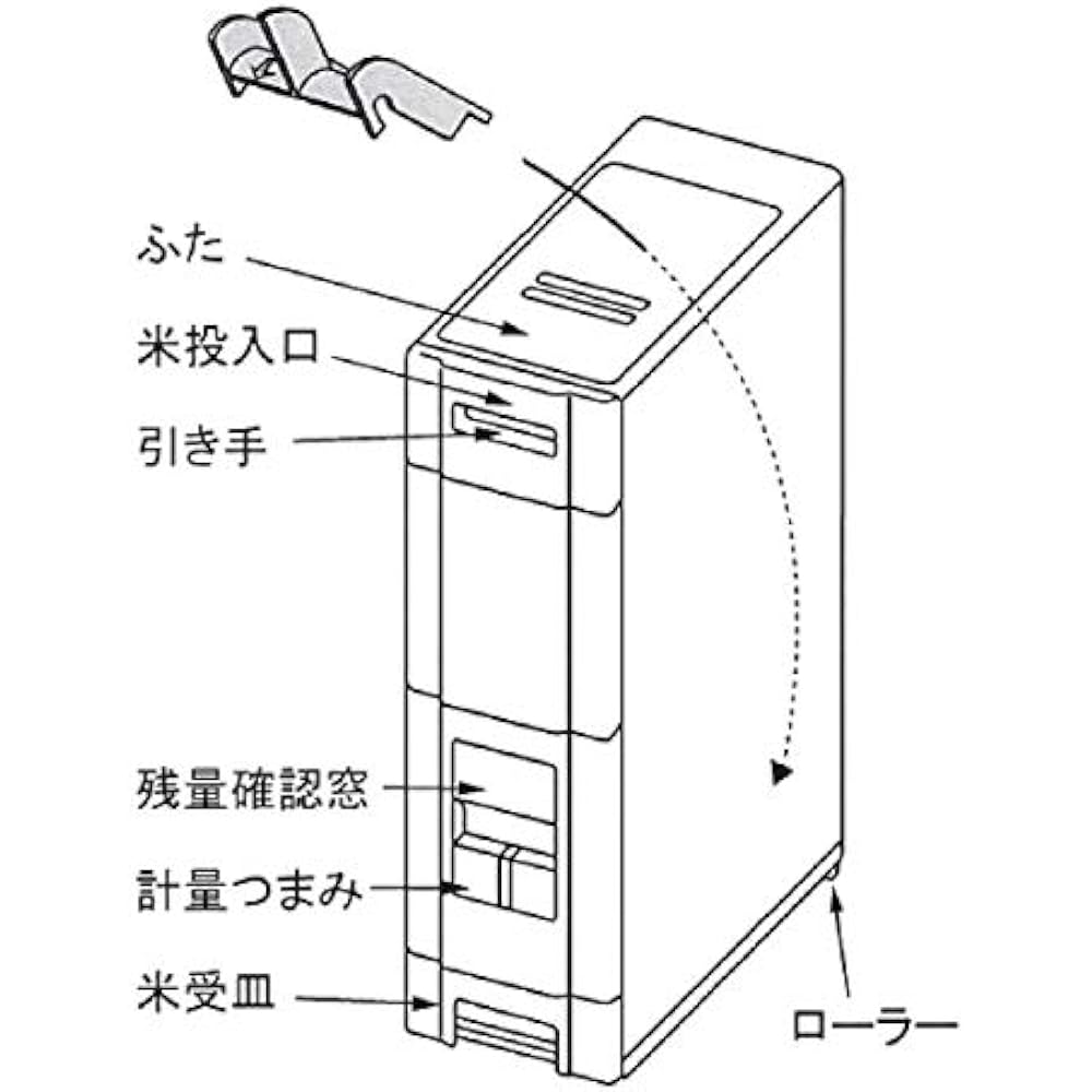 SAMICK Compact Rice Box (Rice Bin) 32kg RB-130-2