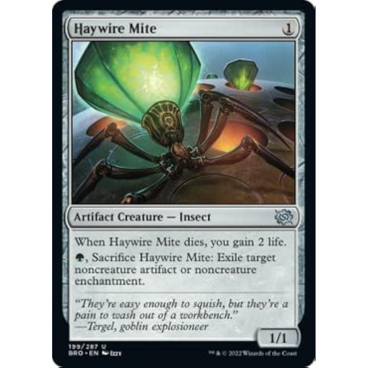 Magic: The Gathering - Haywire Tick (199) - Brothers War