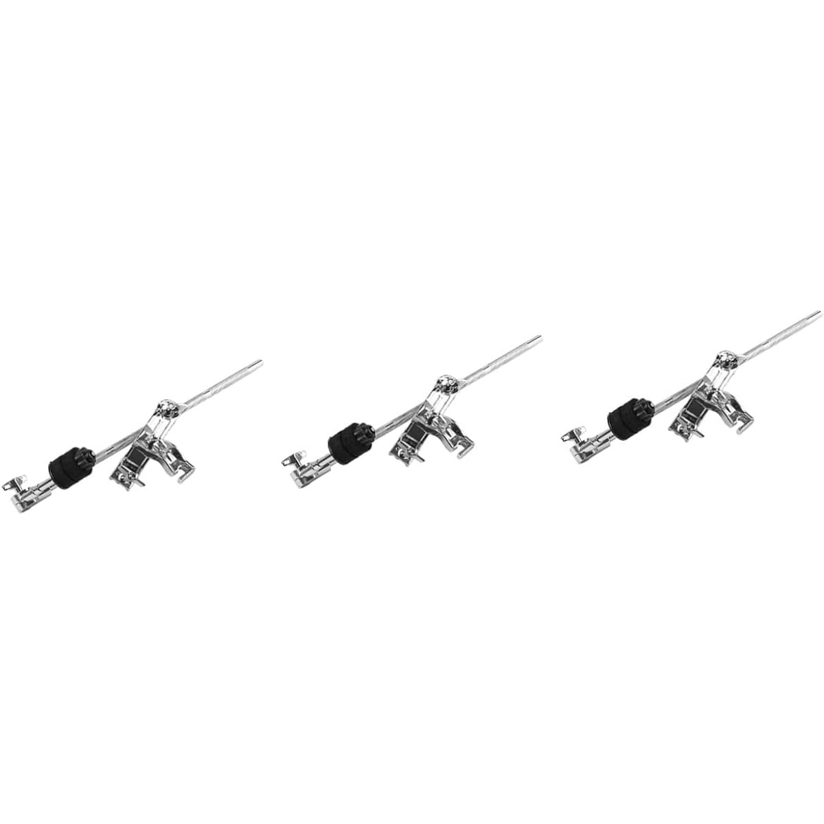 VICASKY 3pcs Extension Clip Drum Boom Stand Boom Cymbal Holder Drum Attachment Clamp Cymbal Stand Arm Drum Accessories Microphonos Mic Suspension Arm