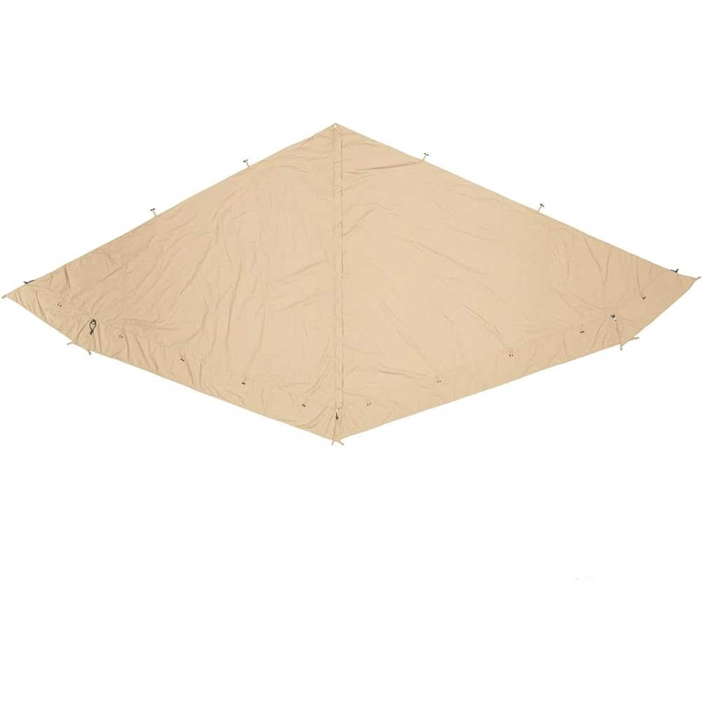 BUNDOK Solo Teepee 1 TC BDK-75TC [For 1 Person] Khaki Color One Pole Tent Blend Cotton Full Close Skirt Roll Up Type/Front Wall