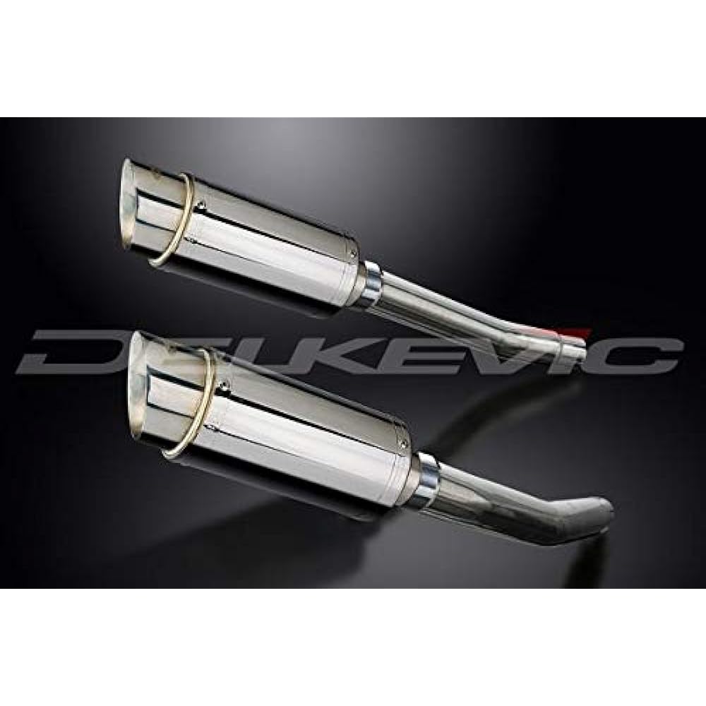 DELKEVIC Slip-on Stainless Steel Muffler SUZUKI GSX1300R HAYABUSA 2008-2017 200mm KIT0285