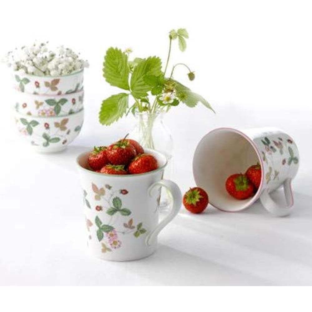 [Regular Imported Product] Wedgwood Wild Strawberry Pastel Mug Pink Wedding Gift Present 50105504878