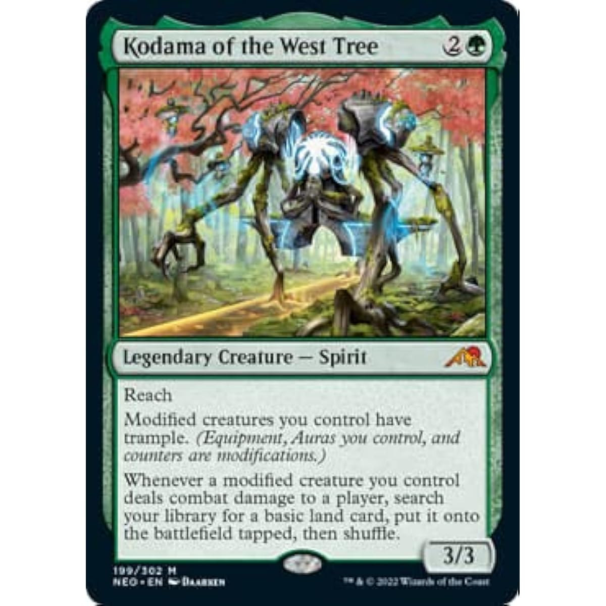 Magic: The Gathering Echoes of the Western Tree (199) - Kamikawa: Neon Dynasty