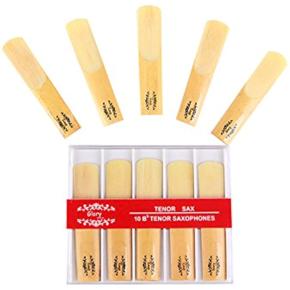 Glory Tenor Saxophone Saxophone Reed Size 2.5 Strength 2 1/2 Box of 10