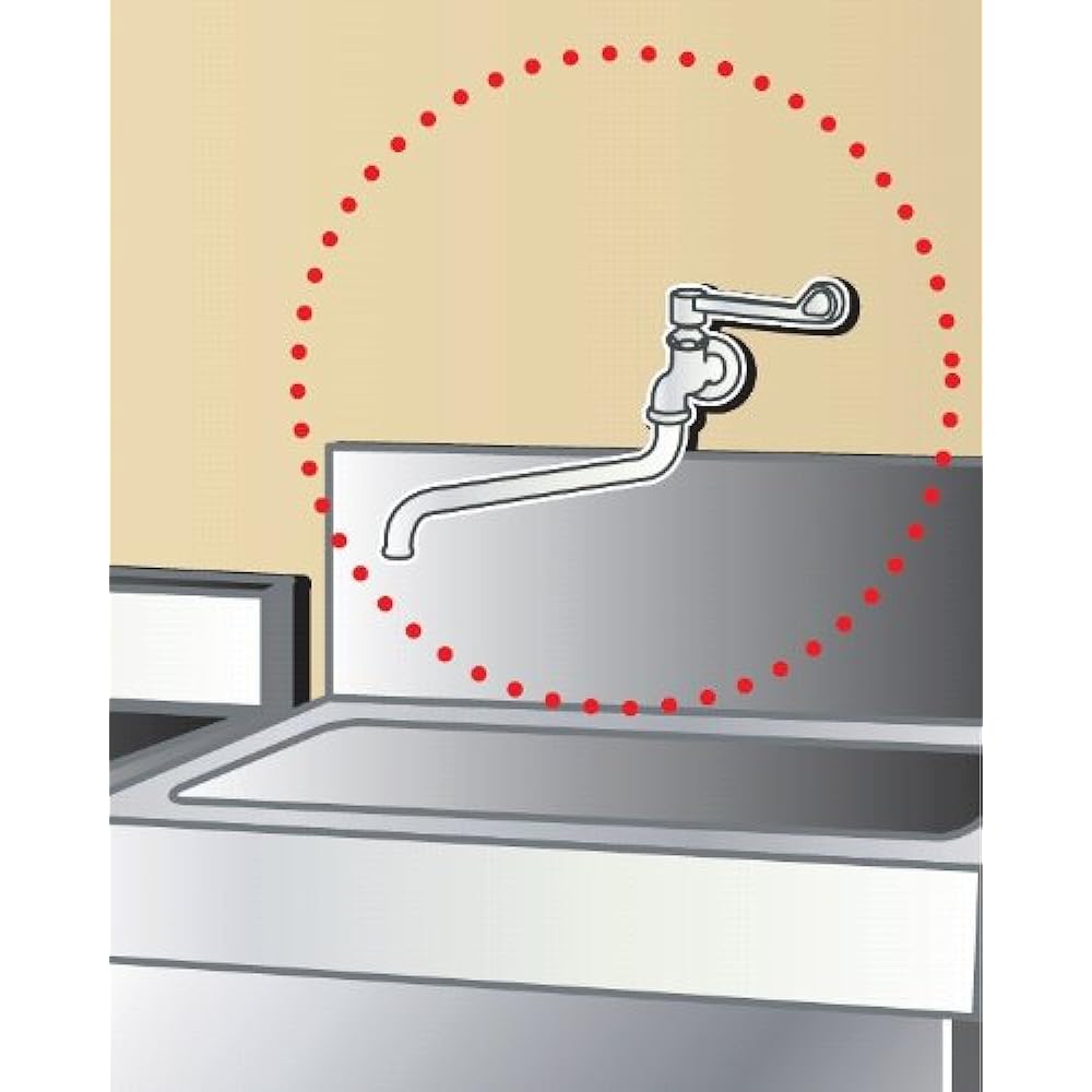 SANEI kitchen faucet, lever handle, 90 degree opening/closing, for both inland and cold regions A5310-13