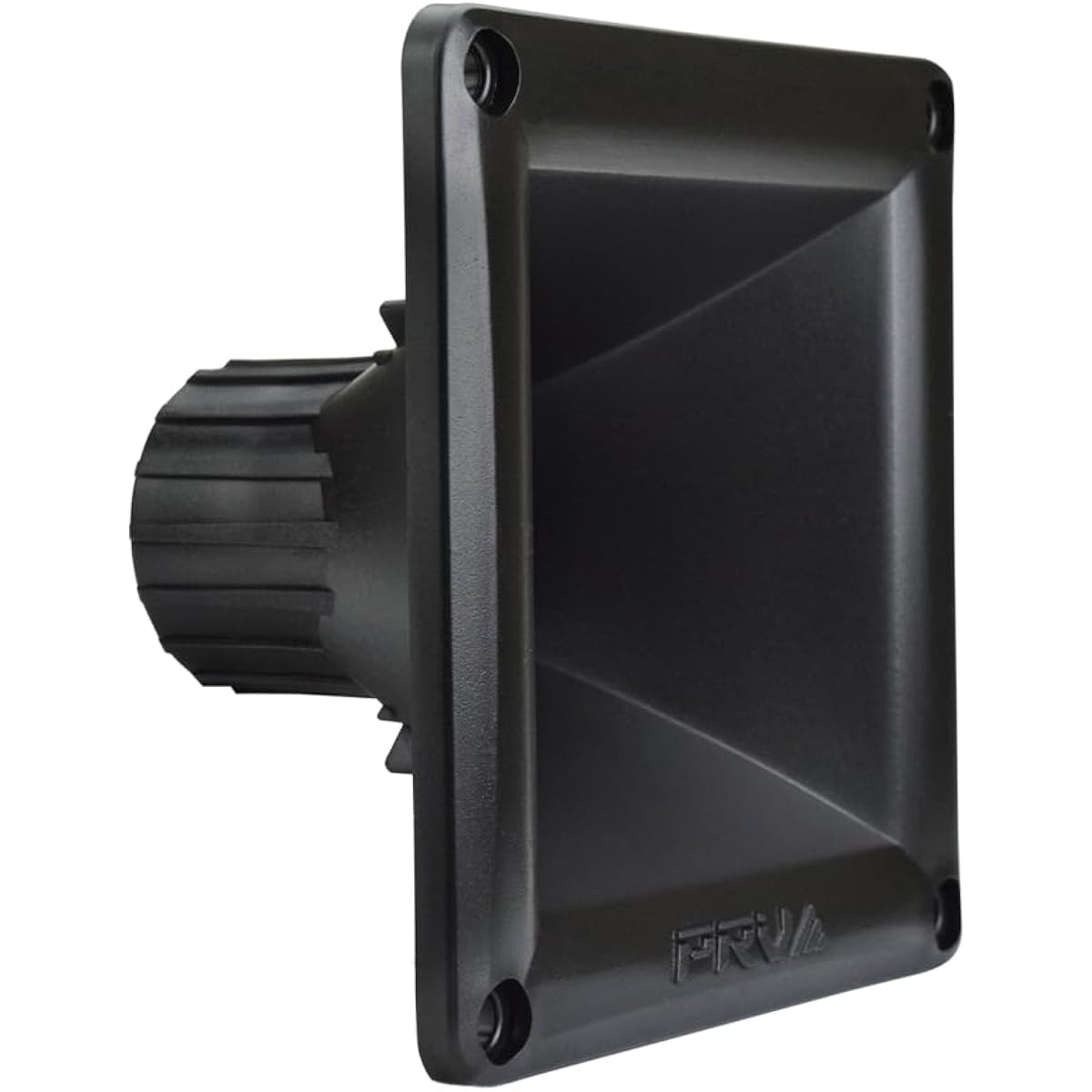 PRV AUDIO 1" Exit Waveguide WG11-25 Non-Resonant Reinforced Plastic Construction (ABS) Threaded Exponential Angle for 1" Compression Driver