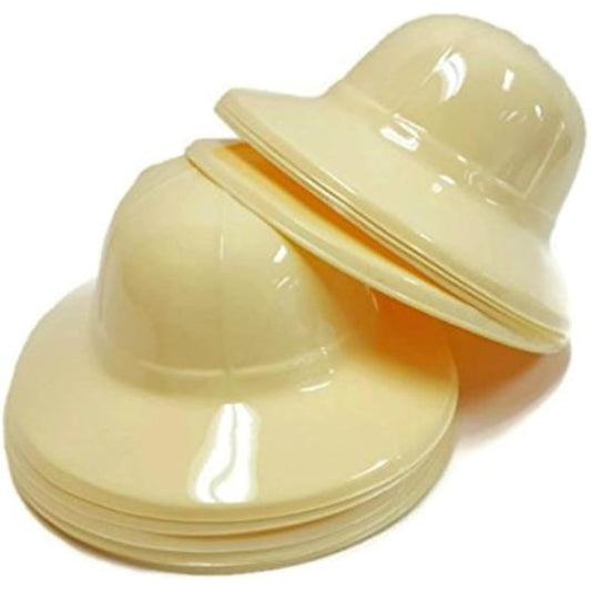 (12, Safari Hats) - Party Hats, Neon Colour Animal Print or Neon Plastic Gangster Fedora or Safari Party Hats for Adults, Teens and Kids, by Playscene Inc (12, Safari Hats)