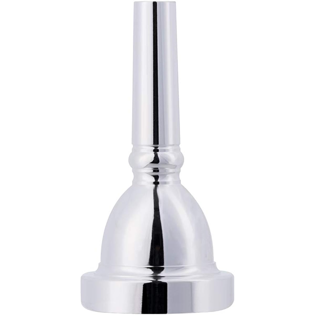 EastRock Standard Tuba Mouthpiece, Silver Plated Tuba Mouthpiece, Great Gift for Tuba Players, Replacement Tuba Parts