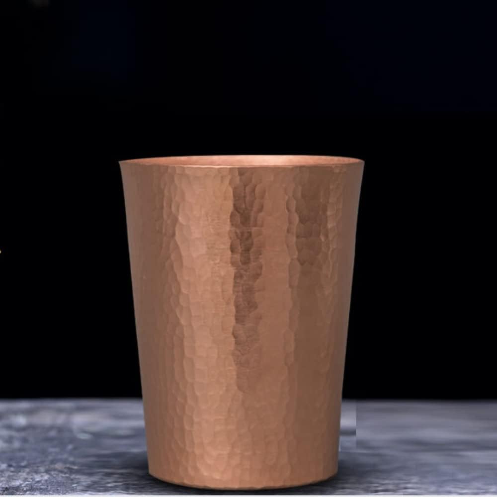 Pure copper beer mug pure copper coffee cup pure copper water cup thick copper cup health gift (700ml)