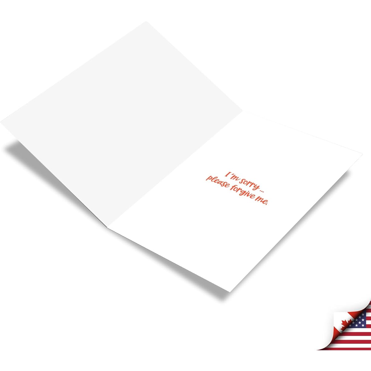 NobleWorks - I'm Sorry Greeting Card with Envelope - Funny Forgive Me Notecard - Conclusion Jumping C3222SRG