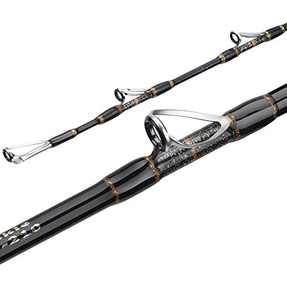 Battleships Full Thread Winding 210-60 ~ 120 Light Tackle Handheld Rod Blue Fish Large Sea Bream Striped Horse Mackerel Gomoku Tokyo Bay Fukase Fishing Lightweight Grass Road Boat Rod 2021 NEW Model Black
