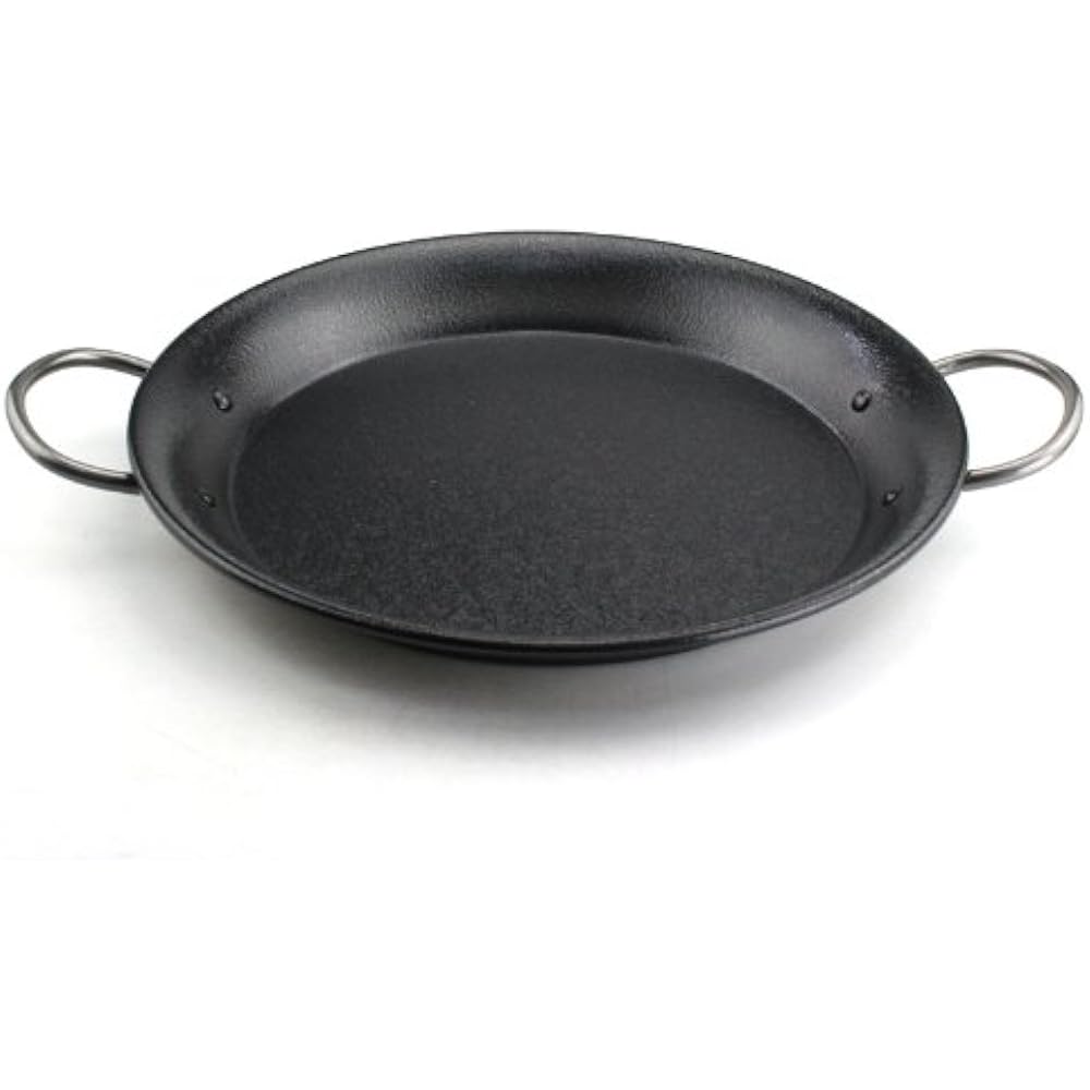 Captain Stag Glamping Kitchen Supplies Frying Pan Paella Pan Fiber Line