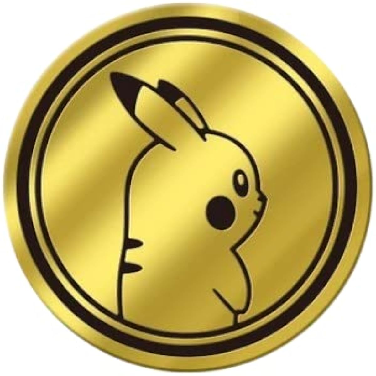 TCG coin PIKACHU [Gold] Large diameter 52mm