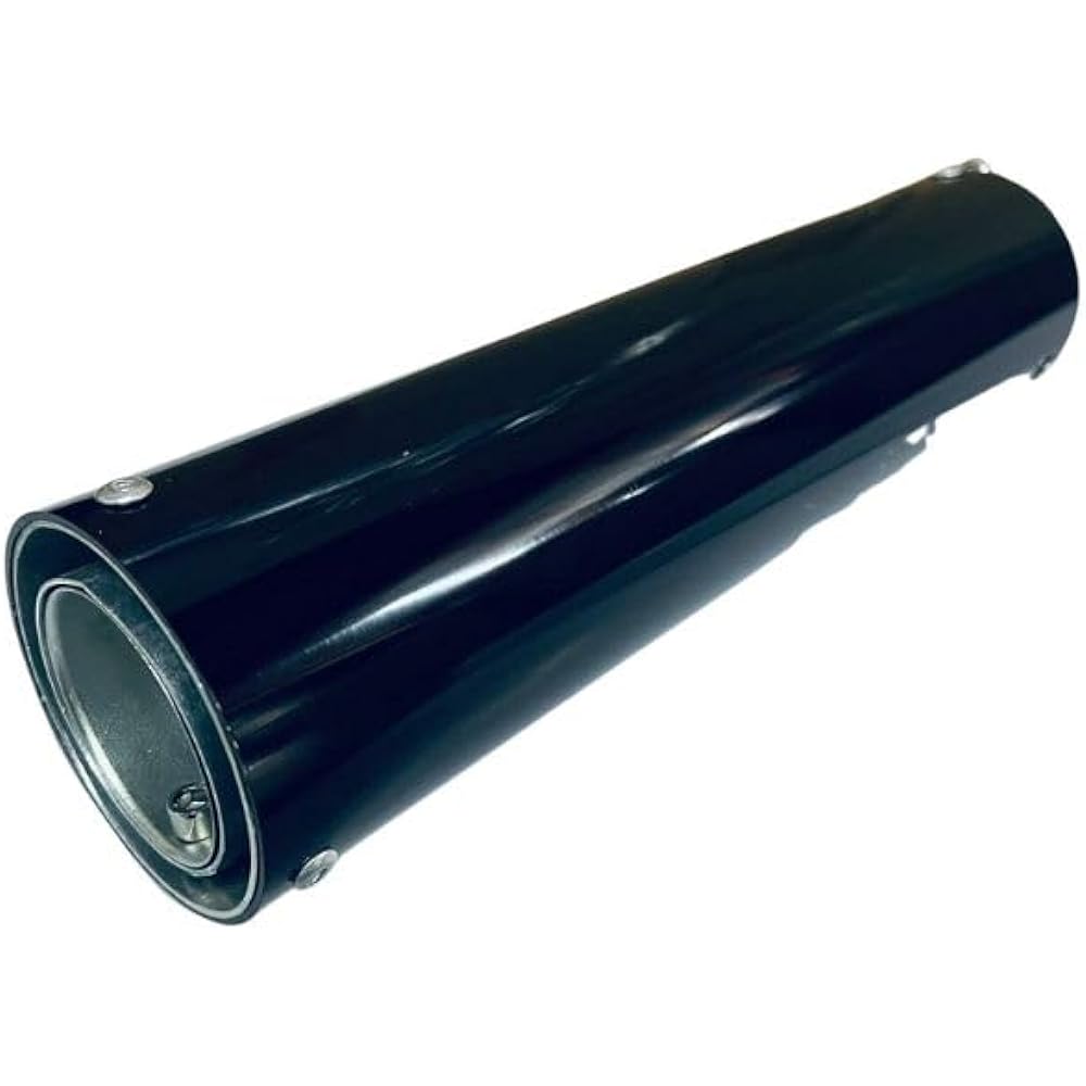 Ende Silencer 42.7Π Selectable Color Band with Spring/General Purpose Aluminum Baffle Inner (Black Silver)