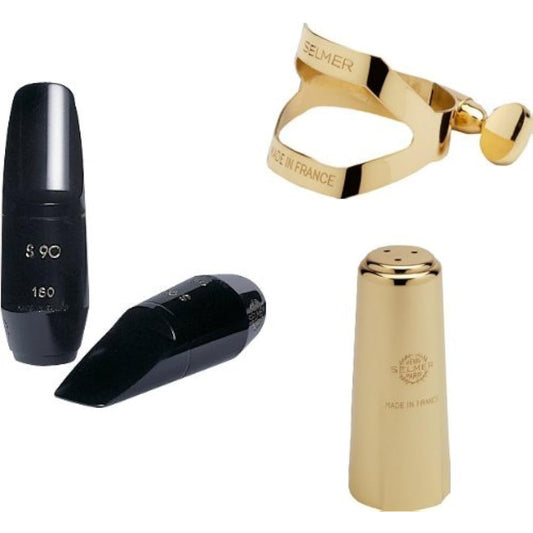 Selmer Soprano Saxophone Mouthpiece S90 190 Ligature and Cap Set