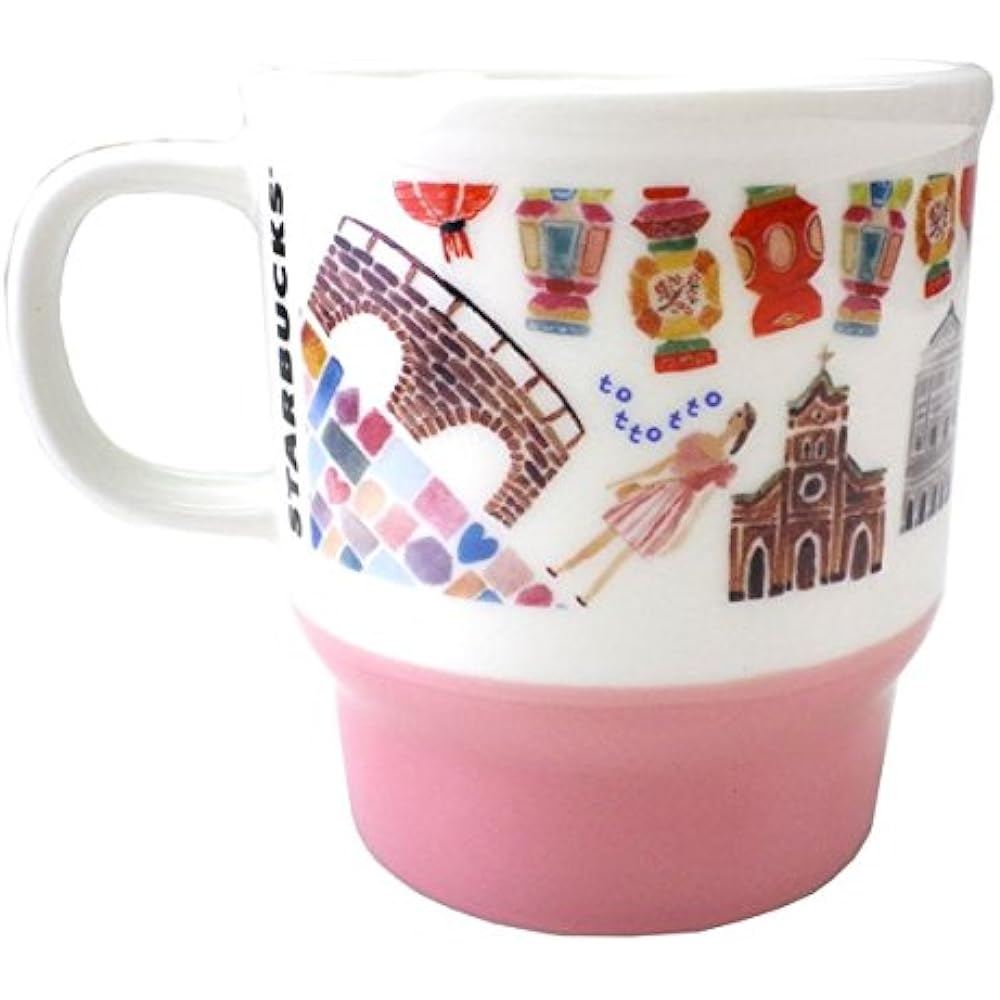 STARBUCKS Starbucks Japan Limited Nagasaki Limited Mug Renewal Design Japanese Style Jaodori Lantern Spirit Nagashi NAGASAKI Regional Limited Local Limited White White Green Green Mug Cup Ceramic 355ml