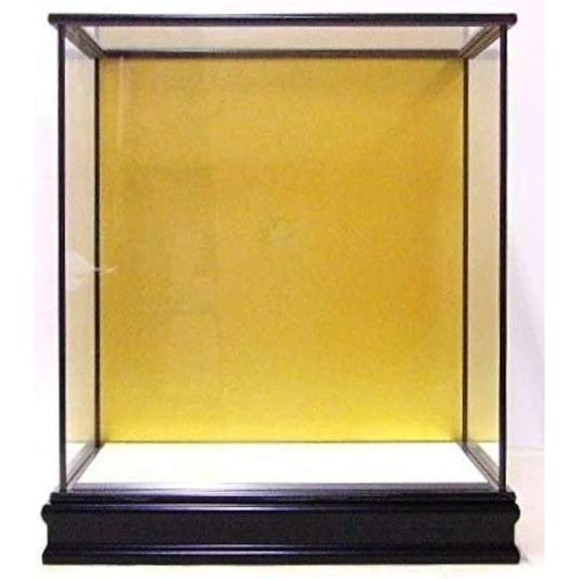 Glass case, doll case, AB15, temporary, with flap, internal dimensions: width 68cm, depth 43cm, height 71cm
