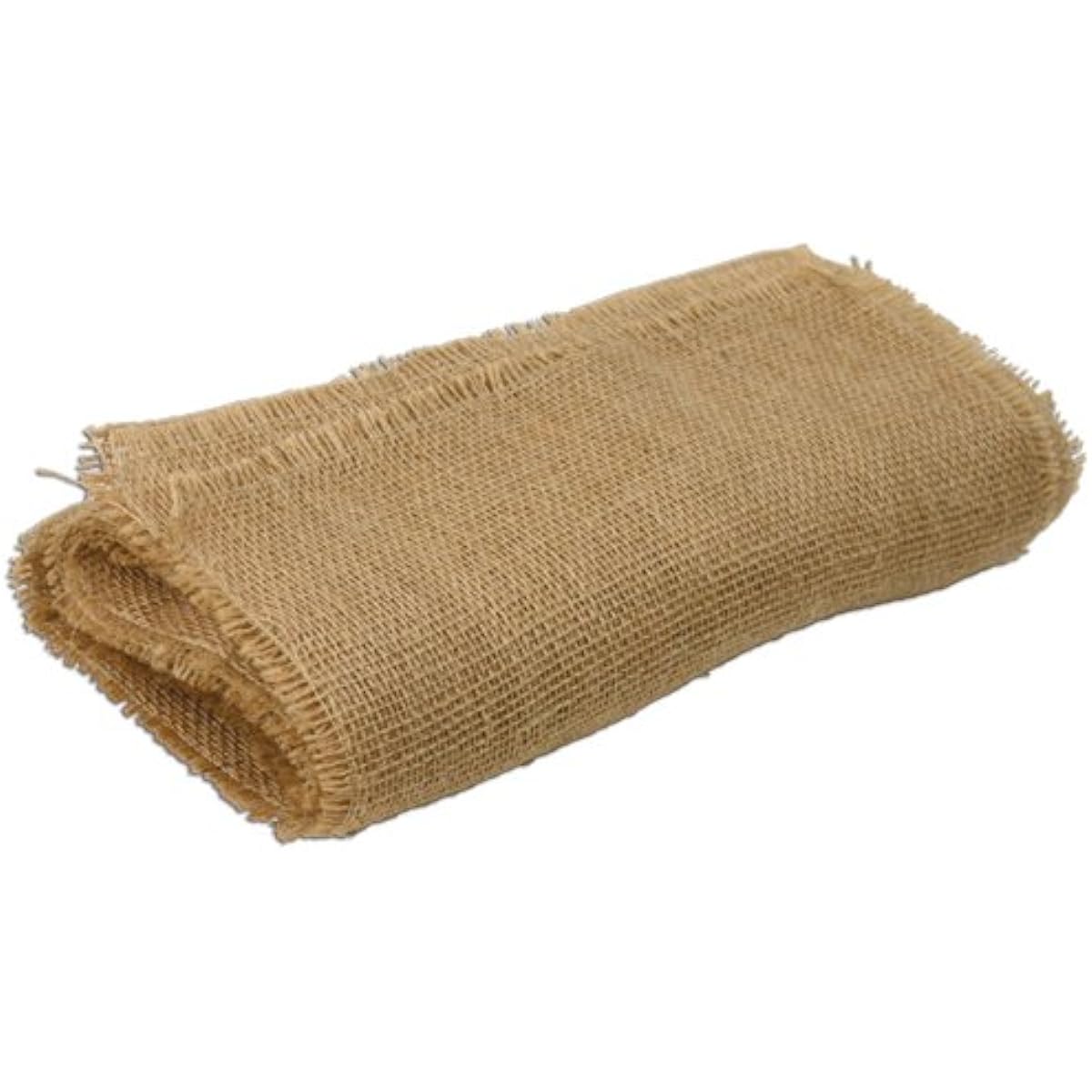 PoshNPretty Burlap Rustic Wedding Party Country Barn Table Runner with Fringe - Choose Your Size 12 1/2" x 76" Inches