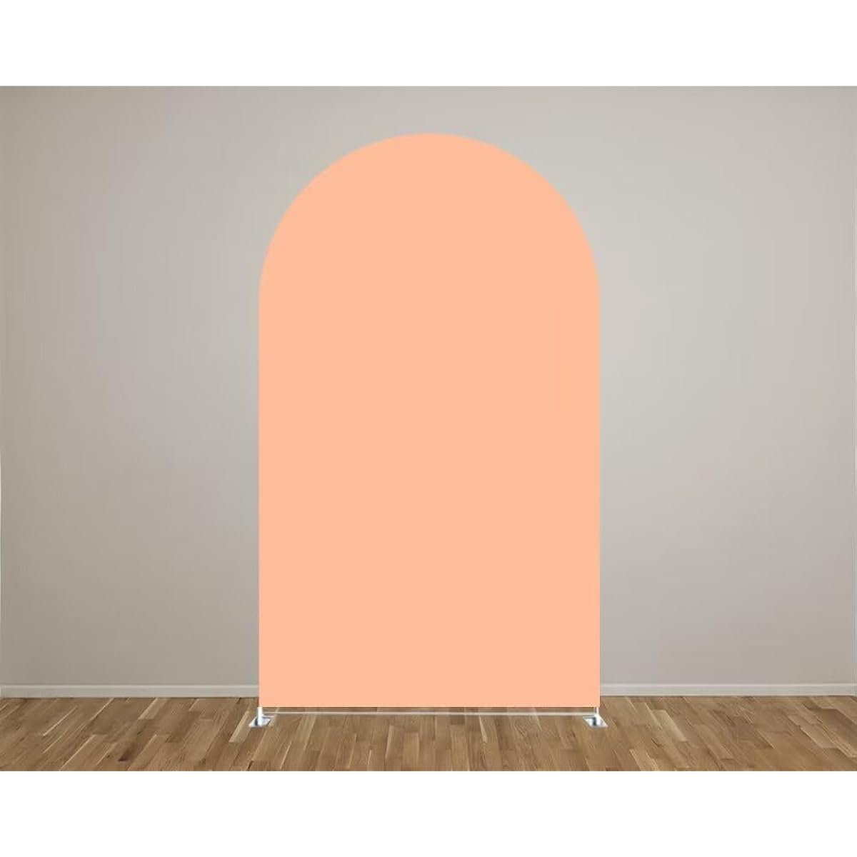 KONPON Orange Solid Arch Backdrop Cover Groovy Birthday Party Wedding Baby Shower Decorations Chiara Backdrop Arched Wall Stand Cover Props