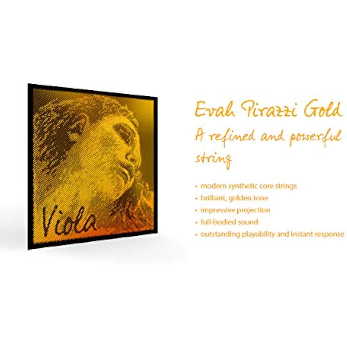 EVAH PIRAZZI Eva Pirazzi Gold Viola String 4 String Set