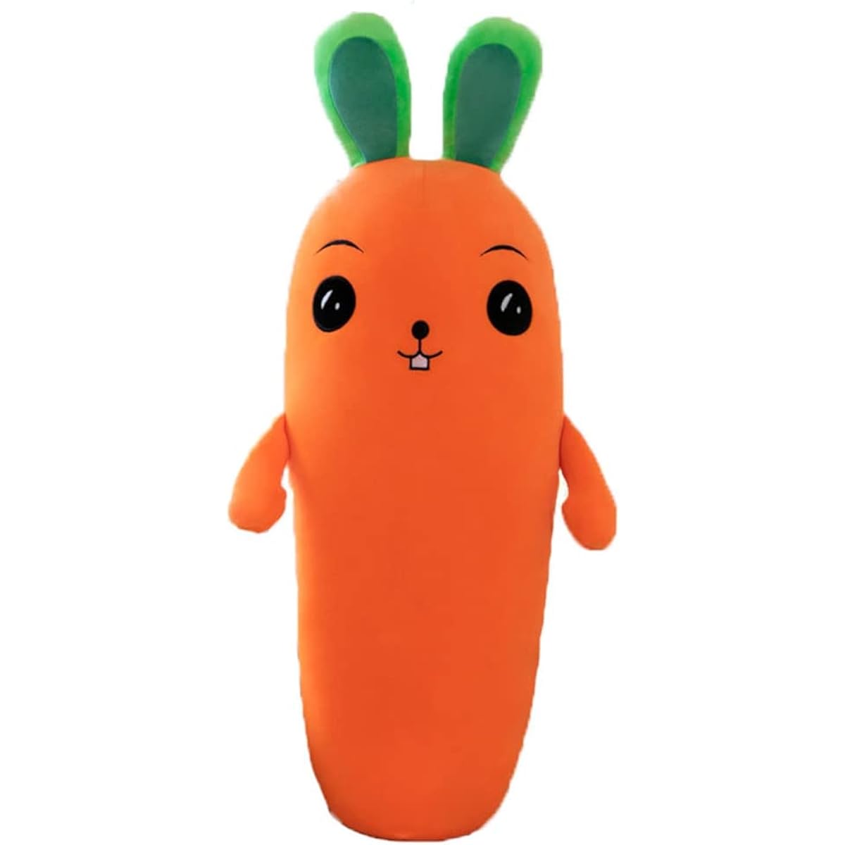 (RyuhoDoll) Stuffed animal, huggable pillow, carrot doll, fluffy, cute goods, soothing, girlfriend, child, birthday, Valentine's Day, present, ornament, store decoration, cute, cushion pillow, soft stuffed animal, 110cm, gentle face