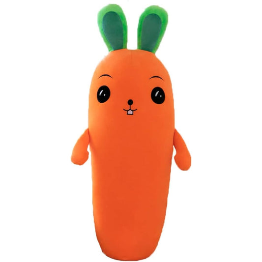 (RyuhoDoll) Stuffed animal, huggable pillow, carrot doll, fluffy, cute goods, soothing, girlfriend, child, birthday, Valentine's Day, present, ornament, store decoration, cute, cushion pillow, soft stuffed animal, 110cm, gentle face