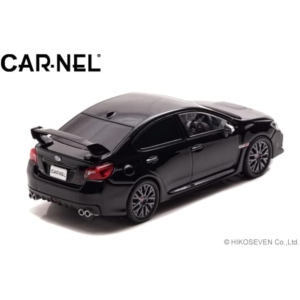 CARNEL 1/43 Subaru WRX STI Type S (VAB) 2018 Crystal Black Silica Finished Product