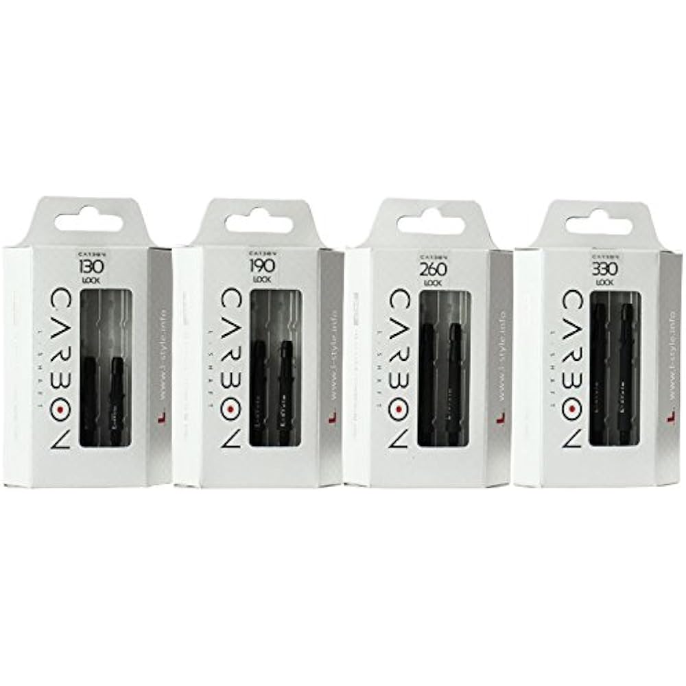 [L-shaft] Carbon lock straight L-shaft carbon for darts [color available]
