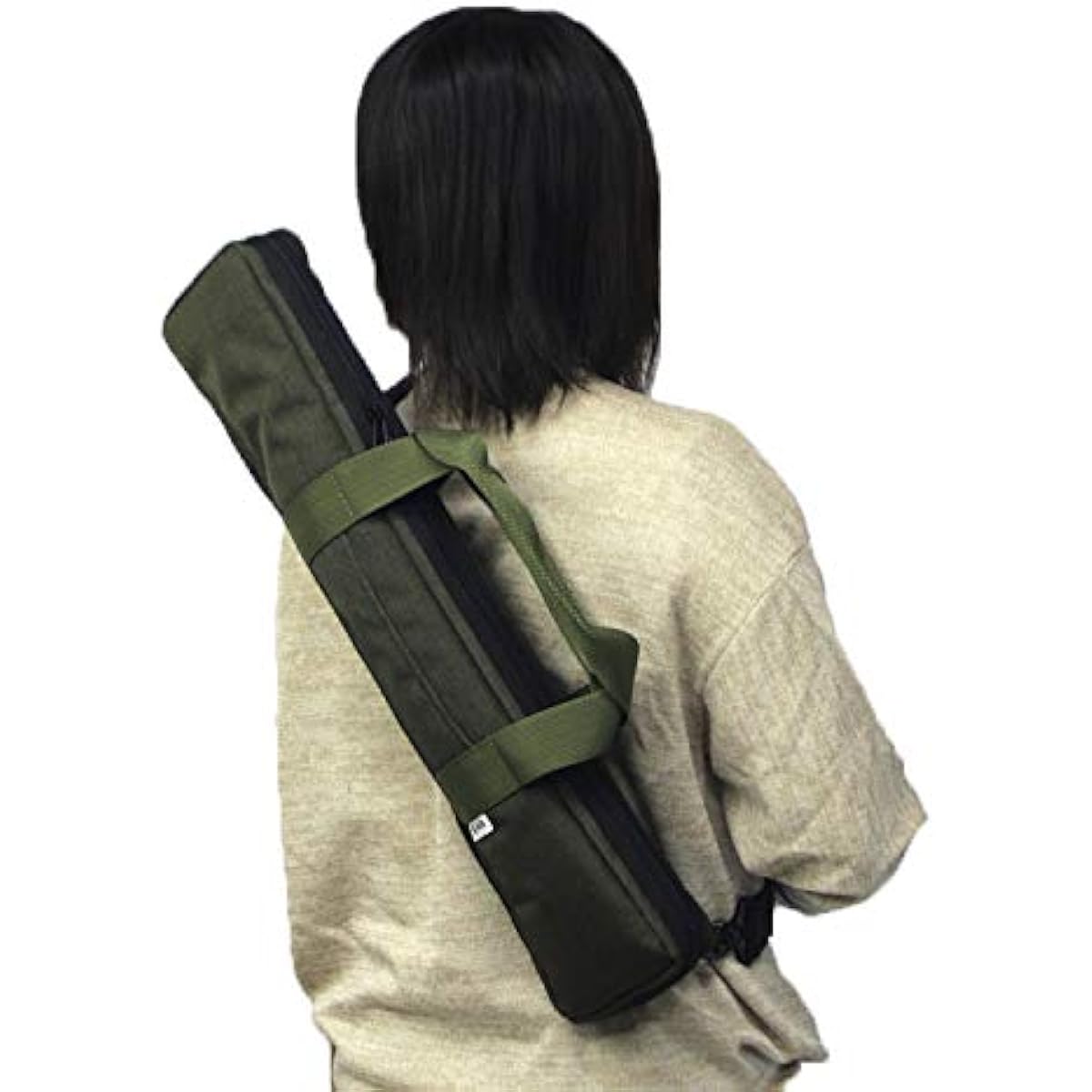 Soft case for Shinobue and Yokobue V7 with shoulder strap Produced by Yasushi Tsukuda Available in 4 colors! 6 pieces sonido (moss green)