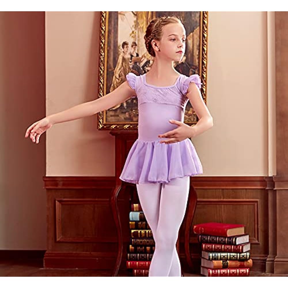 [Pro Dance] ProDance Rose Embroidery Kids Ballet Leotard Camisole PKK002M