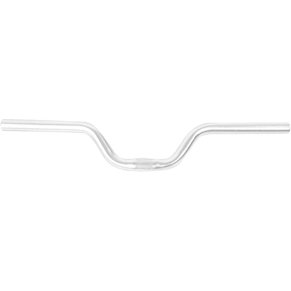 Riser Handlebar Aluminum Alloy Mountain Bike Road Bicycle Fixed Gear Riser Bar Handlebar 25.4mm * 520mm (Silver) Bicycle Handlebar 25.4 Handle Riser Bar