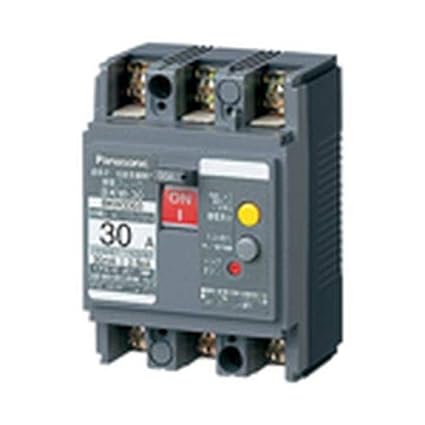 Panasonic Earth Leakage Breaker BKW-60 Type 3P3E with OC 30A 30mA (combined with overcurrent protection) BKW33032