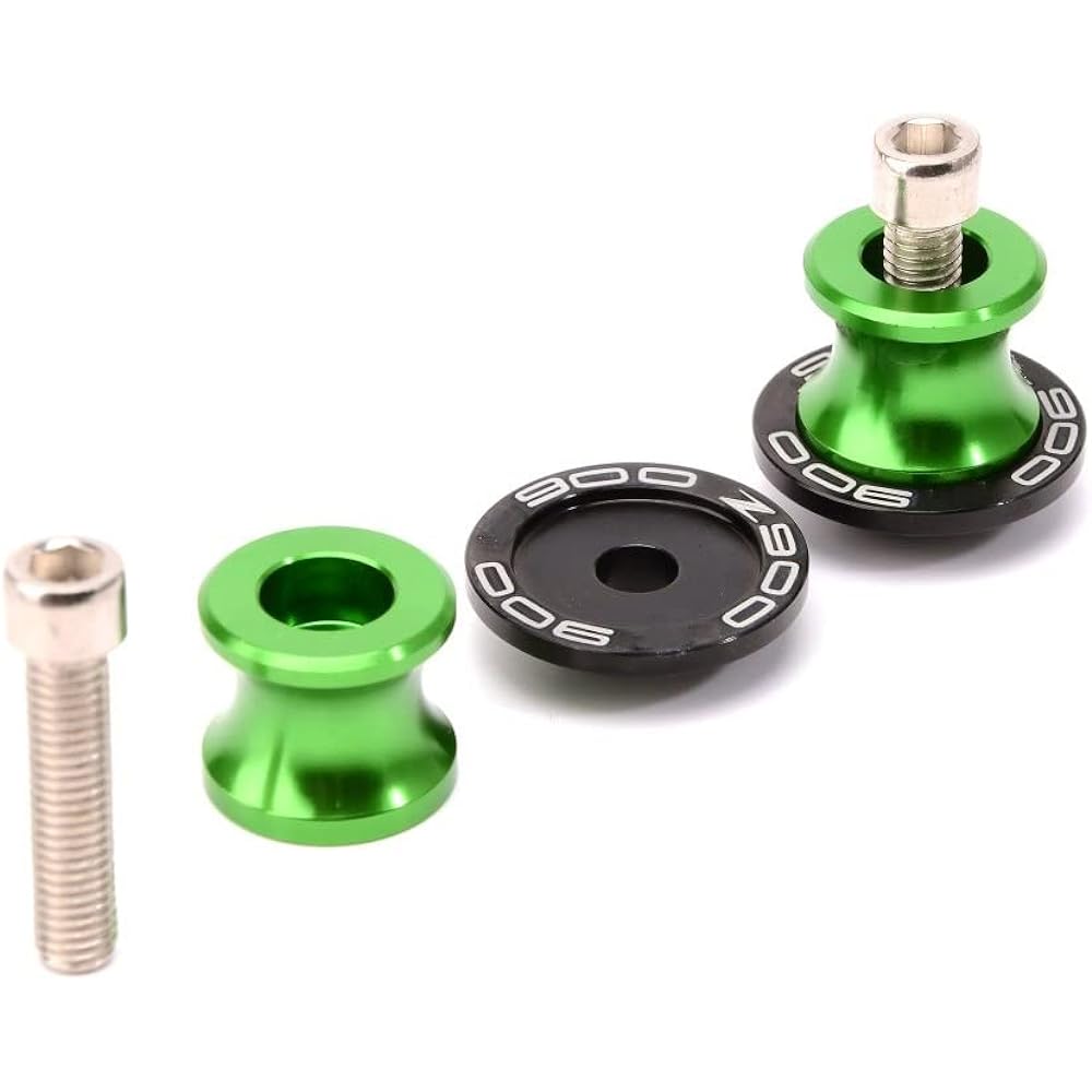 Swing Arm Spool Slider Stand 8MM For KA-WA-SA-KI Z900 Z 900 2017 2018 2019 2020 2021 2022 Motorcycle Accessories Swing Arm Spool Slider Stand Screw (Color: Green)