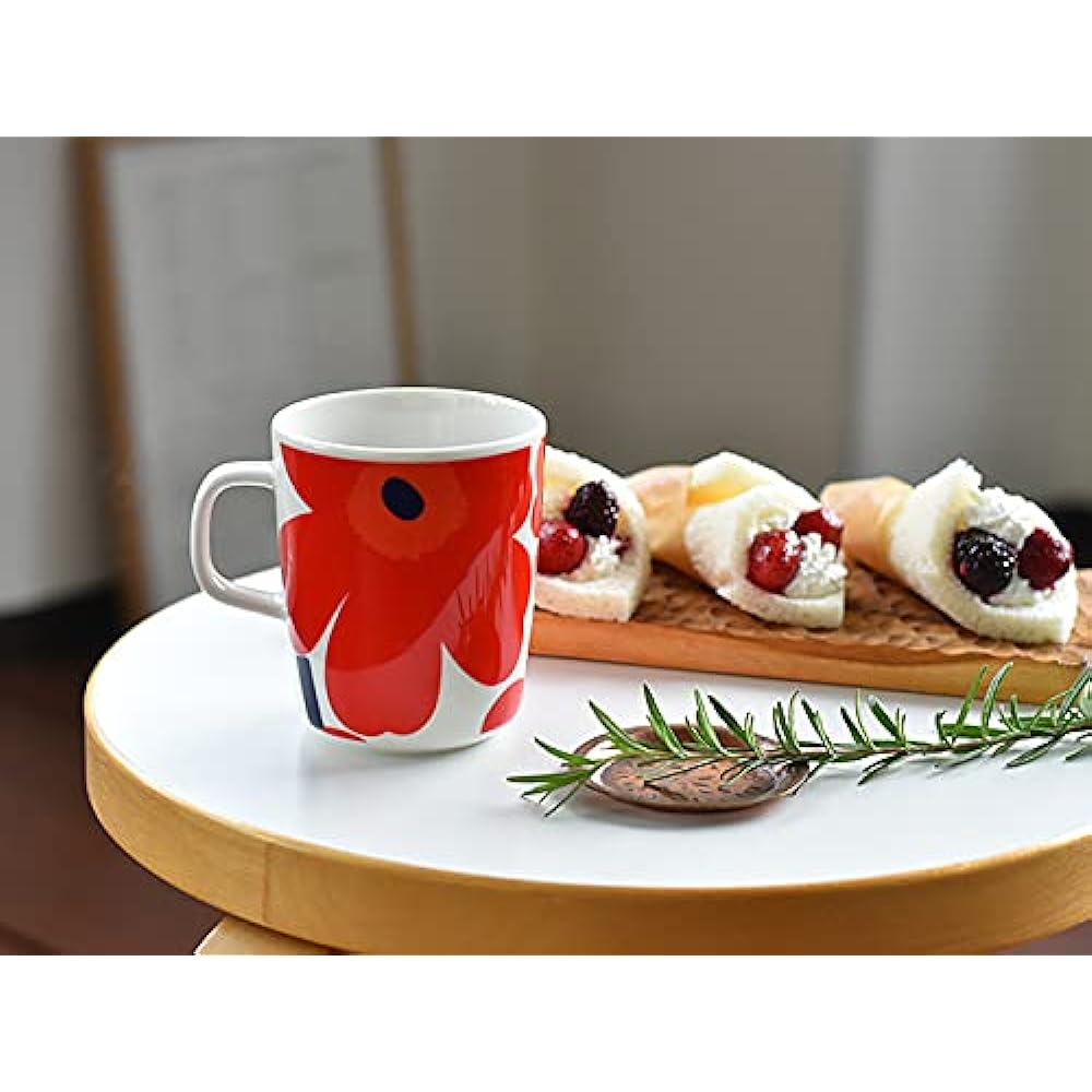 Marimekko UNIKKO mug (red, yellow set)