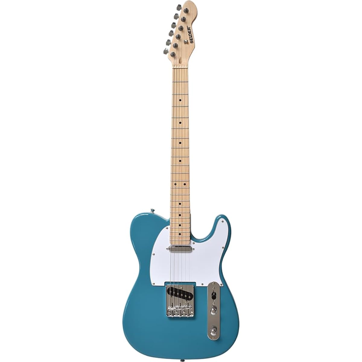 SELDER Electric Guitar Telecaster Type TL-17/DB Duck Blue (Soft case, shielded cable included)
