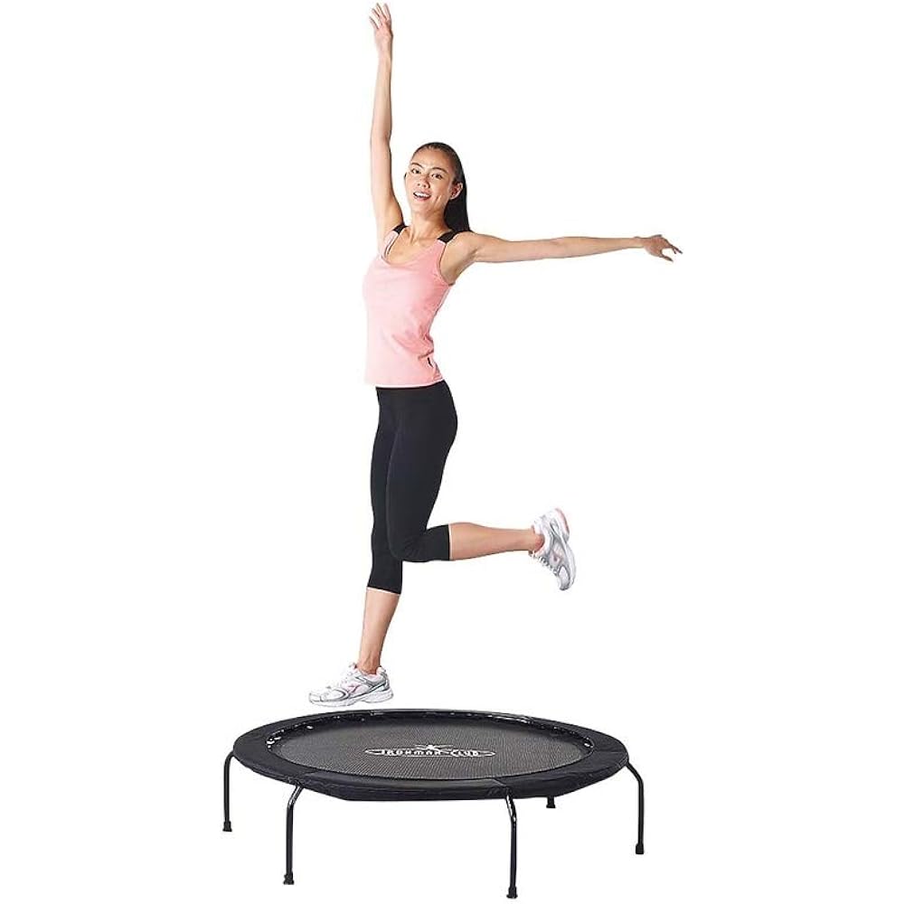IRONMAN CLUB Home Trampoline 48 Black Diameter Approx. 120cm IMC-27